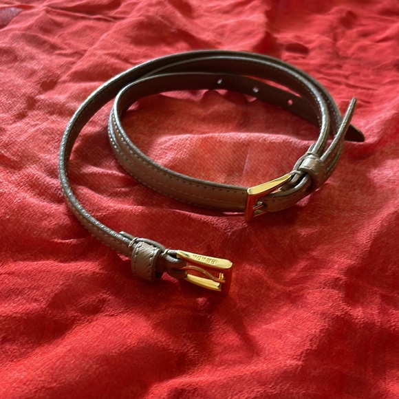 PRADA woman beige tan leather belt - Picture 1 of 5